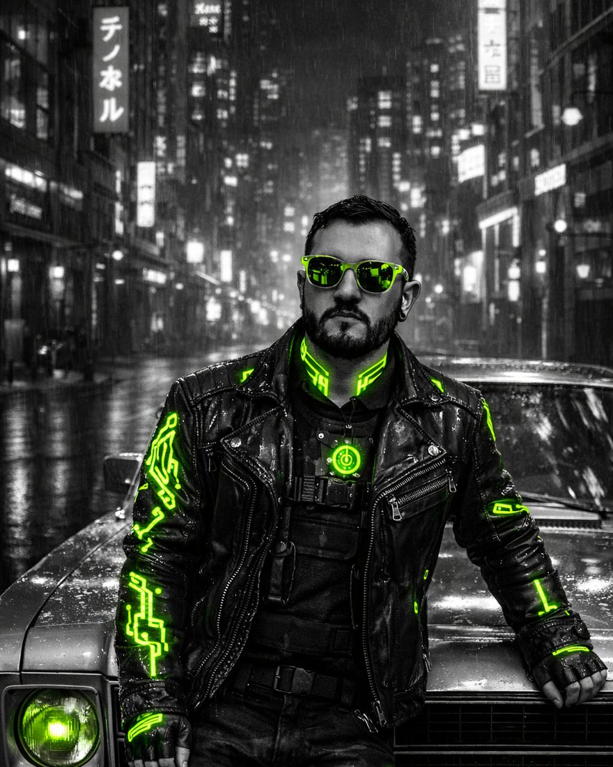 Rafael — versão cyberpunk